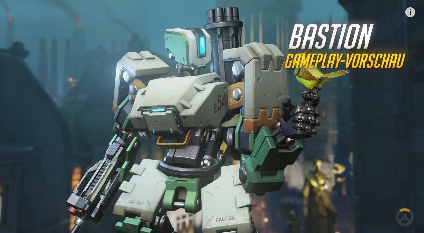Blizzard stellt neues Gameplay-Video zum Overwatch Helden Bastion vor!