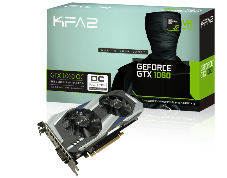 [GEWINNSPIEL] Game2Gether und KFA2 verlosen eine GTX 1060 OC 6GB [BEENDET]