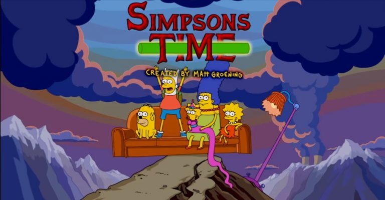“The Simpsons Time” – Adventure Time Couch-Gag
