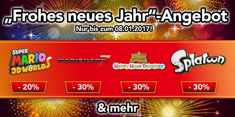 Nintendo eShop – “Frohes neues Jahr”-Angebot
