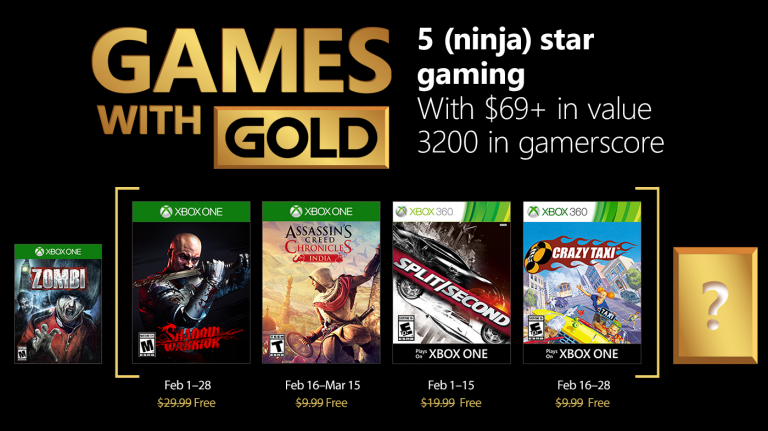 GAMES WITH GOLD Februar 2018 – Raufereien, Relikte und Rennen