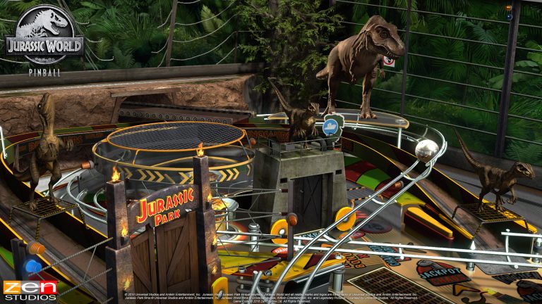 Jurassic World Pinball FX3/Zen Pinball 2 Tische kommen