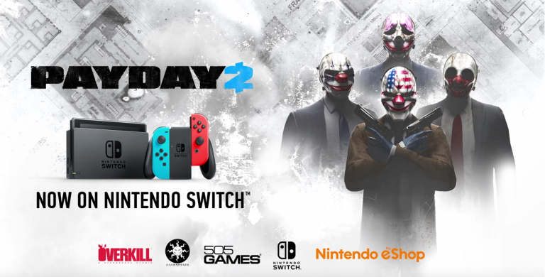 PAYDAY 2 für Nintendo Switch jetzt im Handel erhältlich