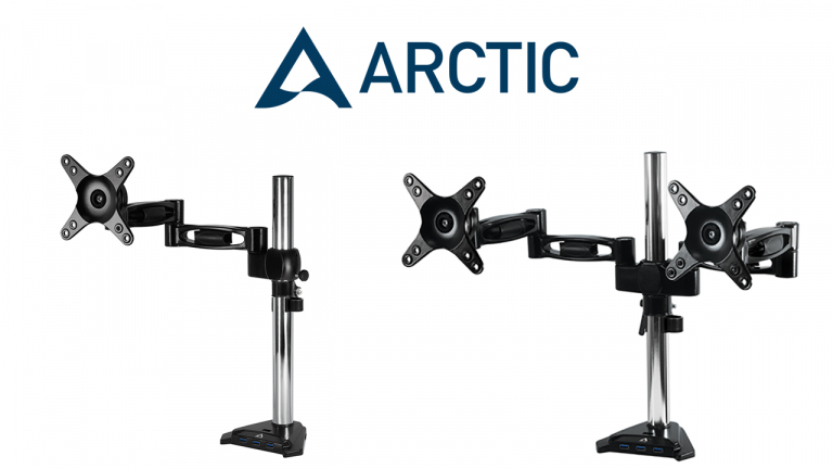 ARCTIC stellt Gen 3 Monitorarme und W1C-Halterung vor