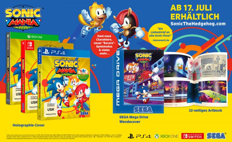 Sonic Mania Plus – Das steckt in der Box