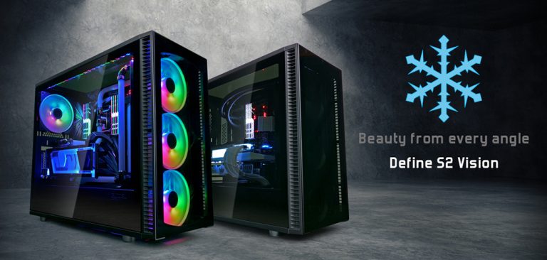 Fractal Design präsentiert Define S2 Vision und Dynamic X2 PWM Black Lüfter