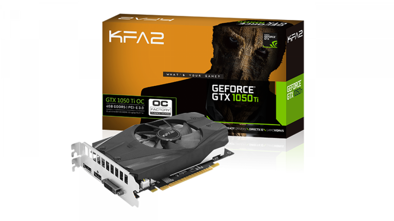 [GEWINNSPIEL] Wir verlosen eine KFA2 GTX 1050 Ti OC