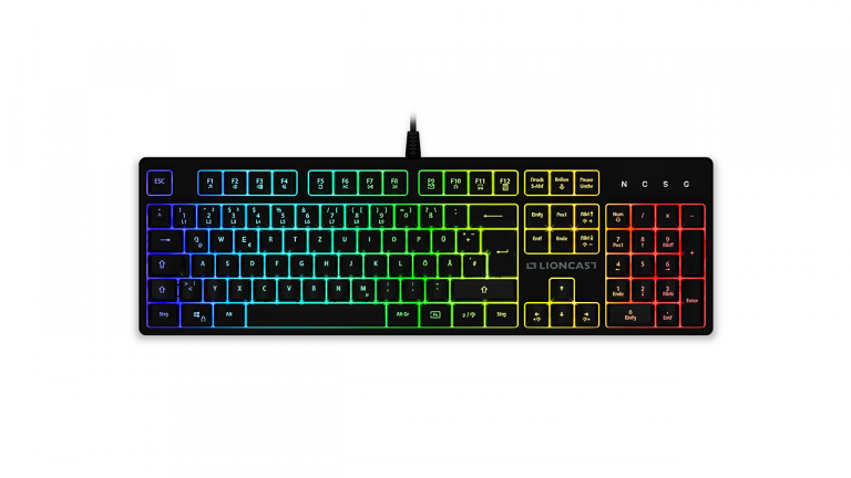 Lioncast enthüllt RGB Gaming-Tastatur LK100