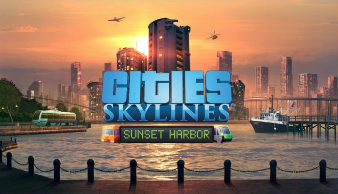 City Skylines_Sunset Harbor_Key Art