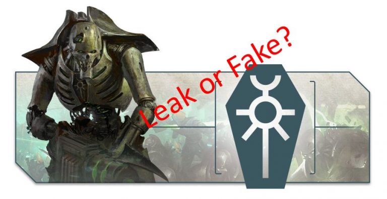 Necron und Marine – 40k Leaks im Internet!