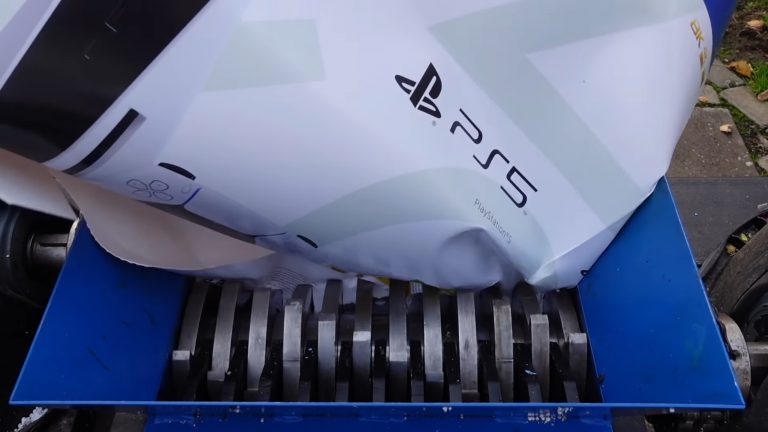 Die PlayStation 5 im Schredder