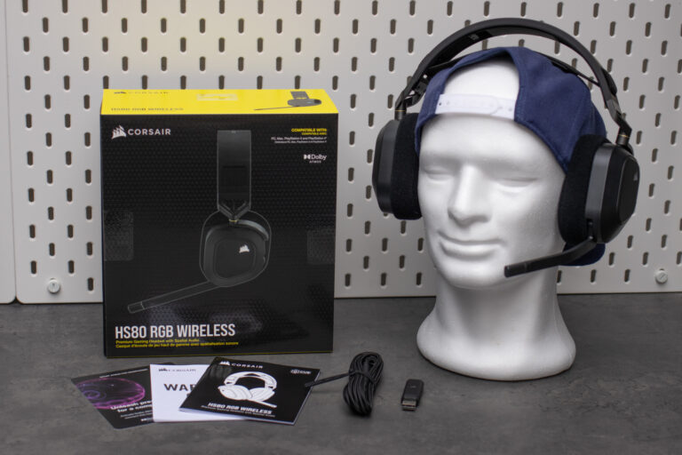 Corsair HS80 RGB Wireless – Test/Review