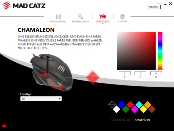 Software RGB Mad Catz BAT 6+