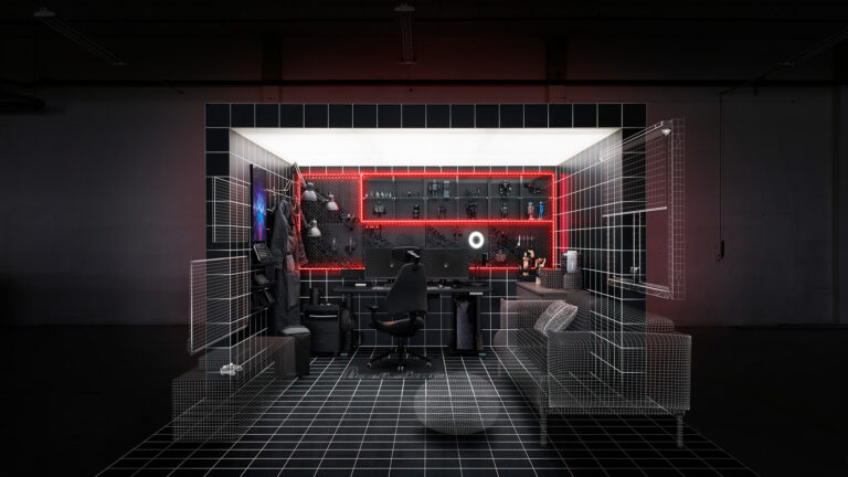 Ikea Gaming-Möbel, -Tisch, -Stuhl