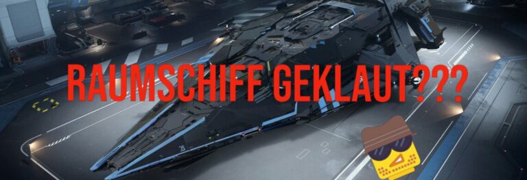 Raumschiff aus Star Citizen geklaut