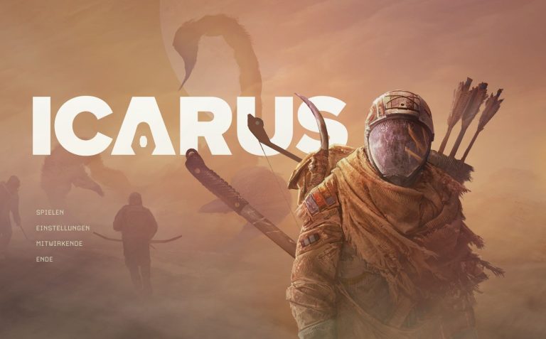 Icarus Titelscreen