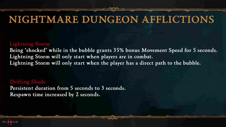 Diablo 4 Albtraum Dungeons Afflictions 2
