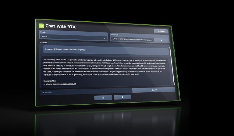 NVIDIA veröffentlicht Chat With RTX Beta für lokale KI-Anwendungen